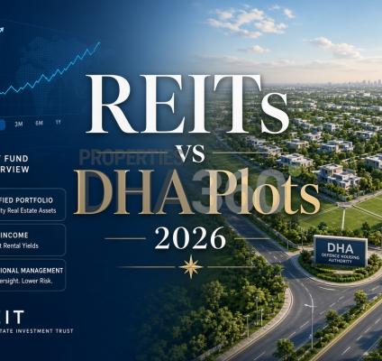 REITs vs DHA Plots 2026: Which Is the Smarter Investment in Pakistan? - Properties DHA 360