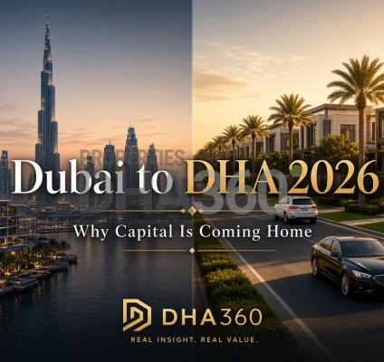Why Pakistanis Are Moving Money from Dubai to DHA Properties in 2026 - Properties DHA 360