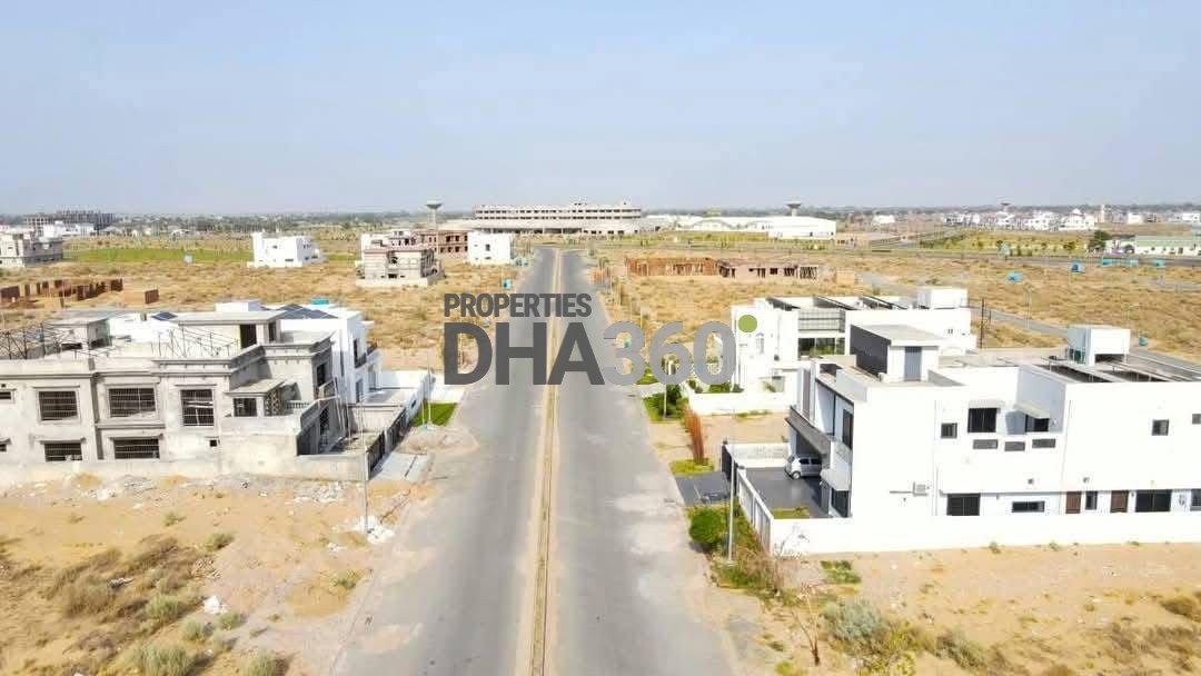 Sector D 10 Marla 60ft road plot for sale